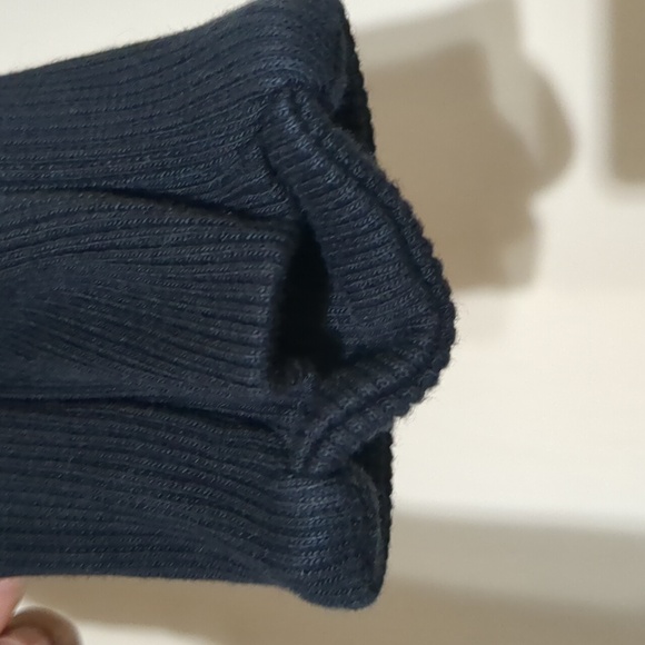 ATHLETA Cozy Karma Twist Neck Sweatshirt Black Lined Pullover Size Medium - Picture 8 of 12